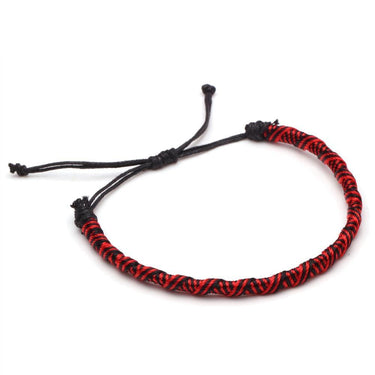 2 pc Hand made Tibetan Buddhist Staircase Knot 'GOODWILL' Bracelet Set
